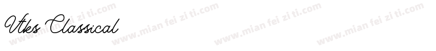 Vtks Classical字体转换